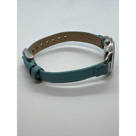 Fossil Sculptor ES3559 Women Blue Leather Analog Silver Dial Quartz Watch JNA347 - Picture 11 of 11